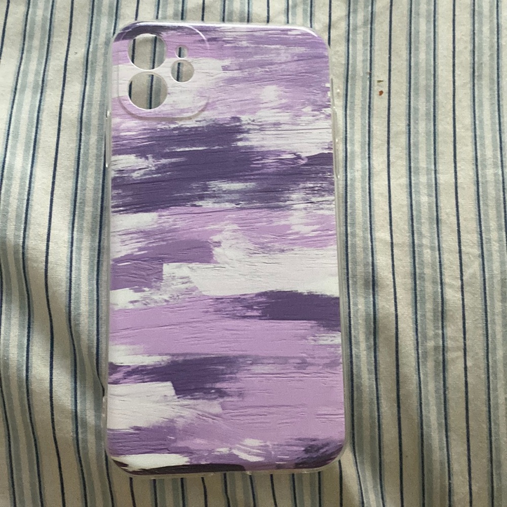 Different shades of purple iPhone 11 case
